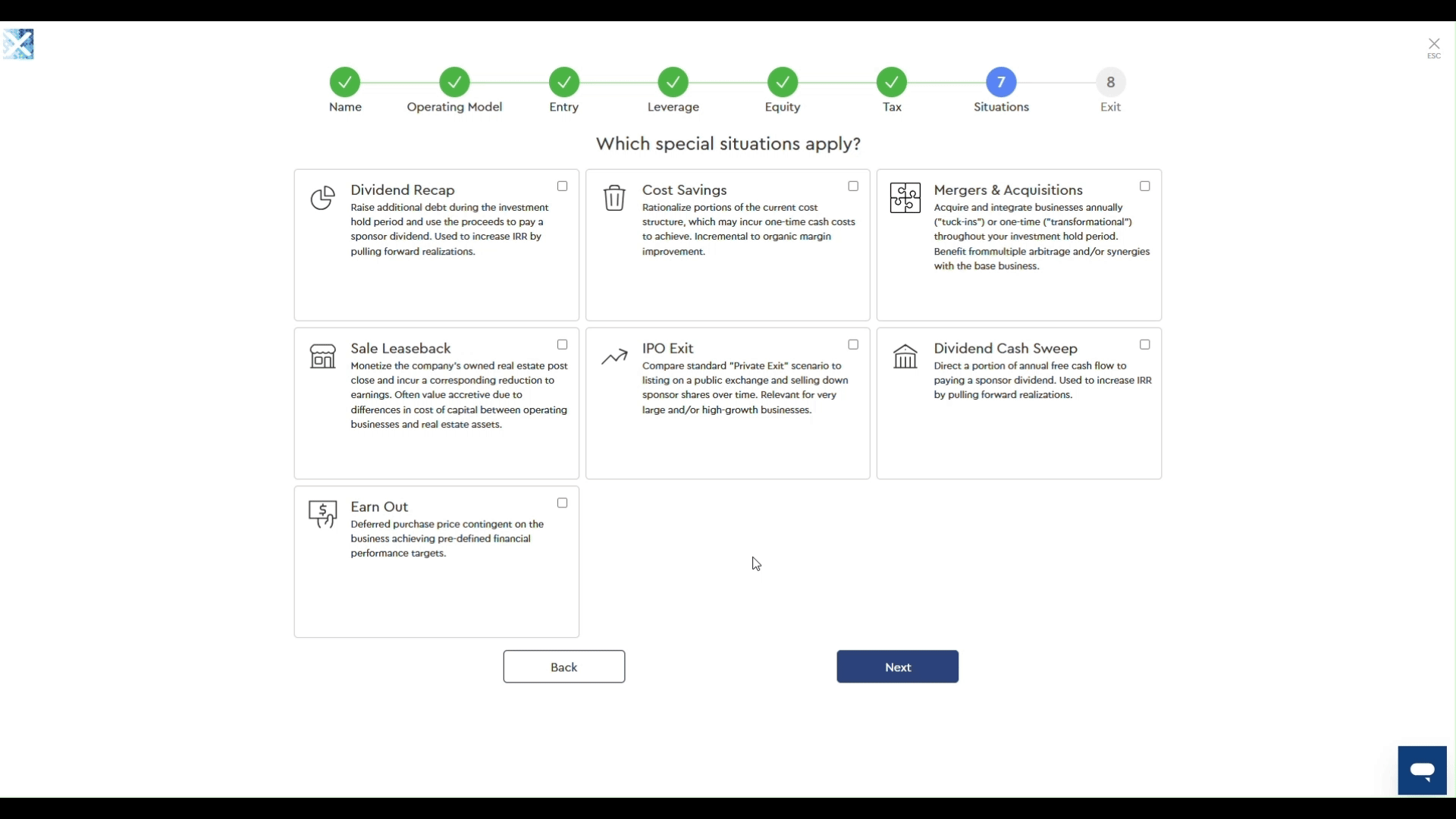 Earn Outs Update