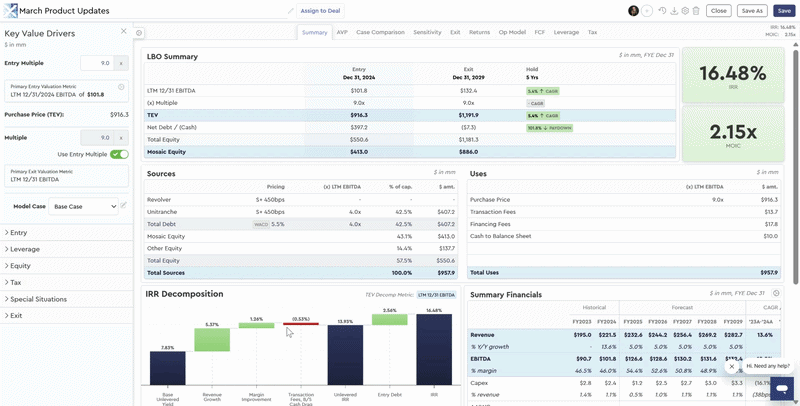 Case Comparison Exports to Excel