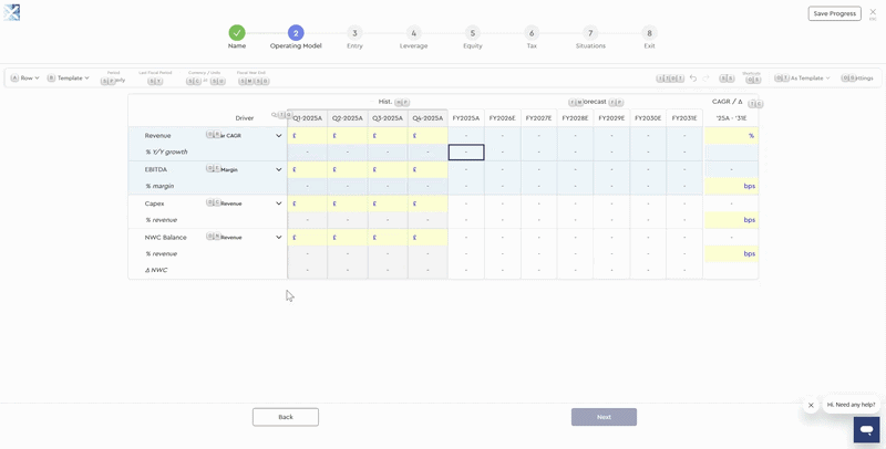 Expanded Shortcut Menu